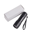 380~385nm 9 LED UV Flashlight LED Aluminum Mini Ultra Violet LED Flashlight 3xAAA